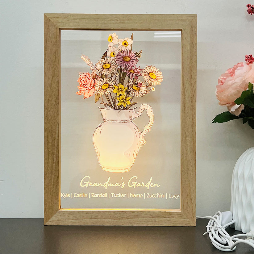 50%OFF⭐️Custom Birth Flower Bouquet Vase