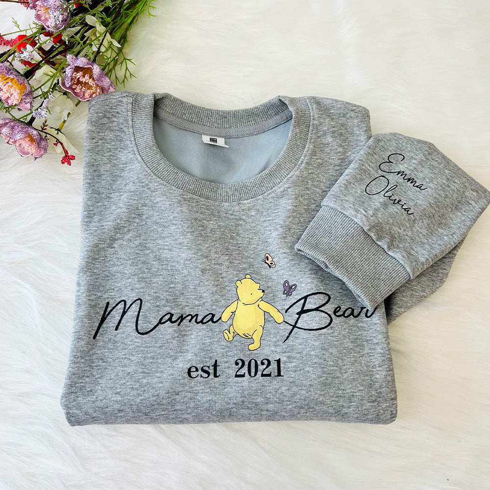 Sudadera personalizada de mamá osa 