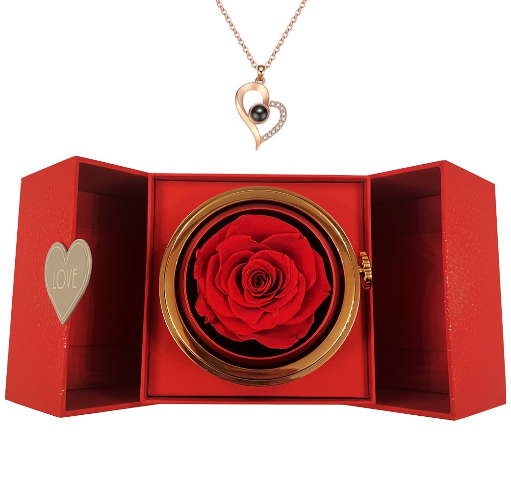 MyLoveCustom™  I Love You Projection Necklace Gift Box