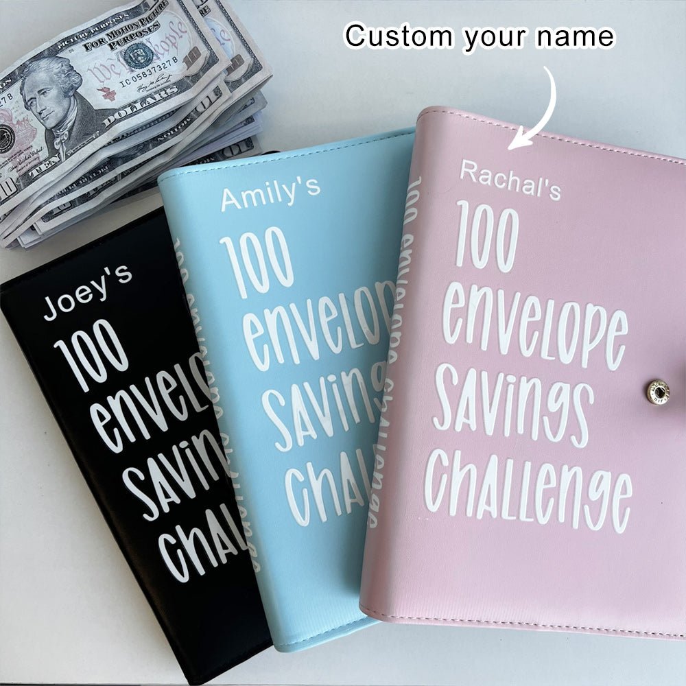 100 Envelope Challenge Binder-Easy And fun Way To Save $5,050 - MyLoveCustom(New)