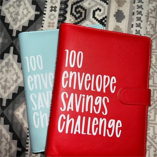 100 Envelope Challenge Binder-Easy And fun Way To Save $5,050 - MyLoveCustom(New)