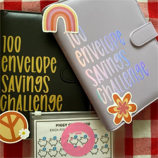 100 Envelope Challenge Binder-Easy And fun Way To Save $5,050 - MyLoveCustom(New)