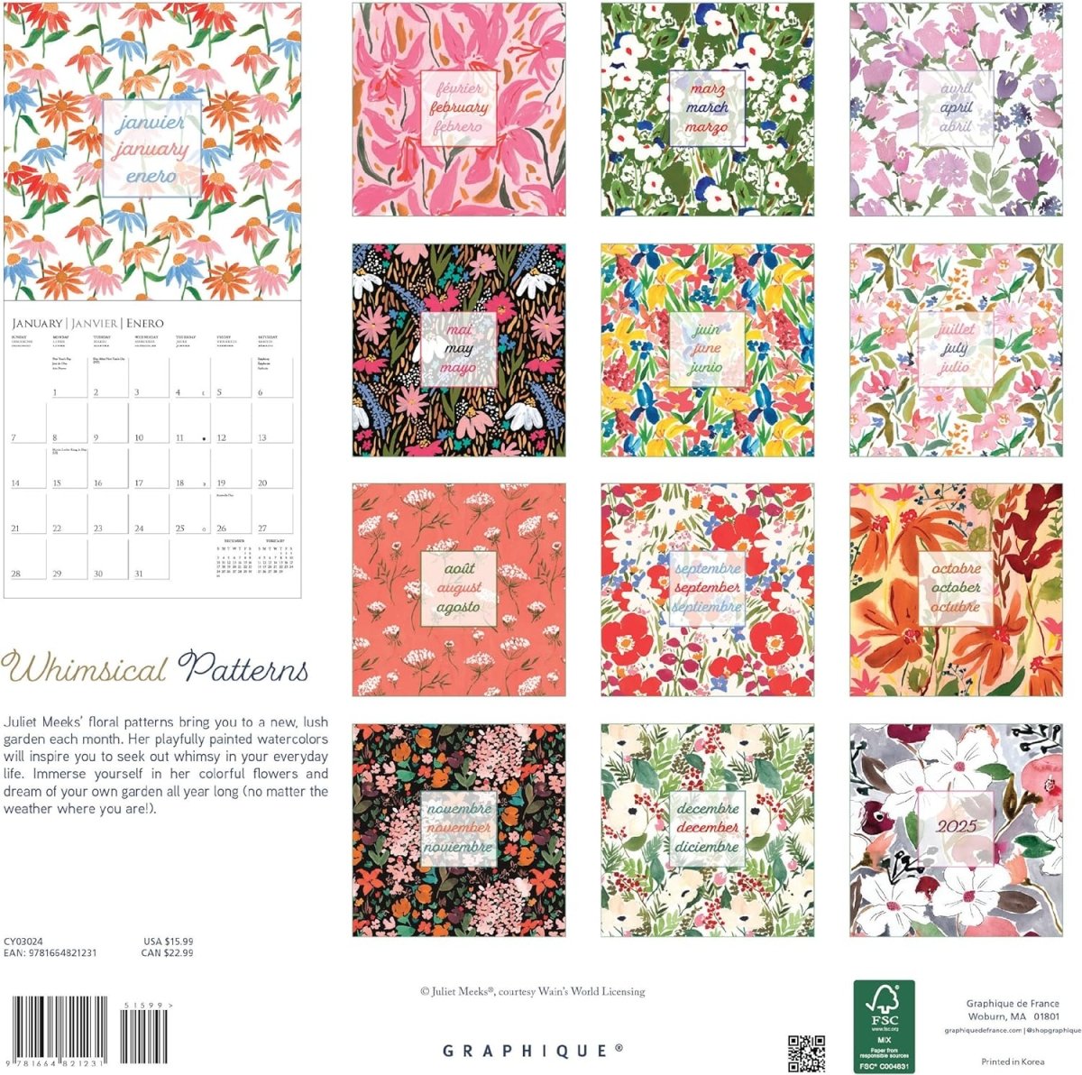 2024 WALL CALENDAR - MyLoveCustom(New)