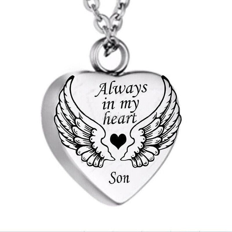 A Piece Of My Heart Lives In Heaven-Souvenir/Urn Pendant - MyLoveCustom(New)