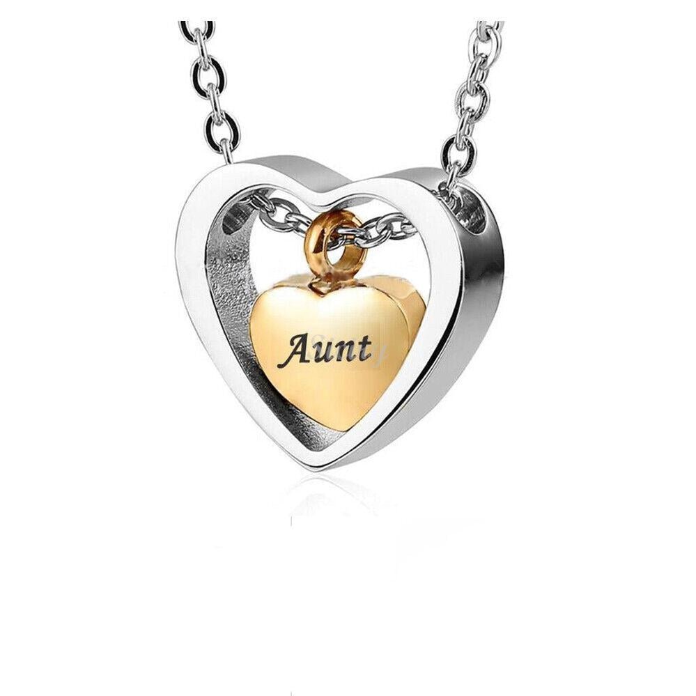 A Piece Of My Heart Lives In Heaven-Souvenir/Urn Pendant - MyLoveCustom(New)