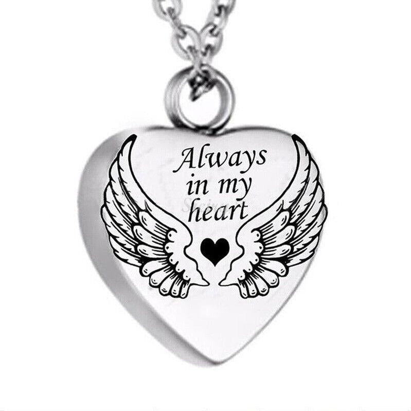 A Piece Of My Heart Lives In Heaven-Souvenir/Urn Pendant - MyLoveCustom(New)