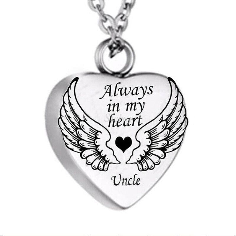 A Piece Of My Heart Lives In Heaven-Souvenir/Urn Pendant - MyLoveCustom(New)