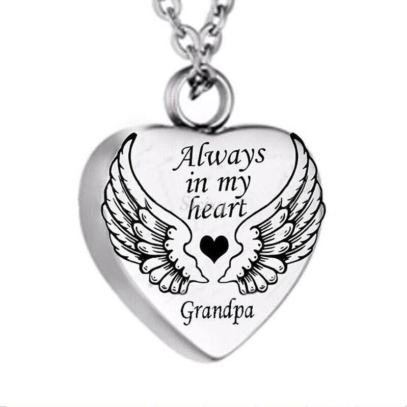 A Piece Of My Heart Lives In Heaven-Souvenir/Urn Pendant - MyLoveCustom(New)