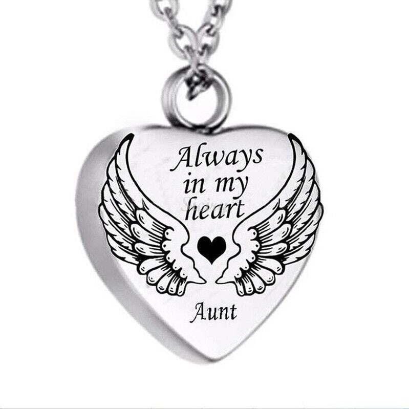 A Piece Of My Heart Lives In Heaven-Souvenir/Urn Pendant - MyLoveCustom(New)