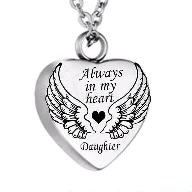 A Piece Of My Heart Lives In Heaven-Souvenir/Urn Pendant - MyLoveCustom(New)