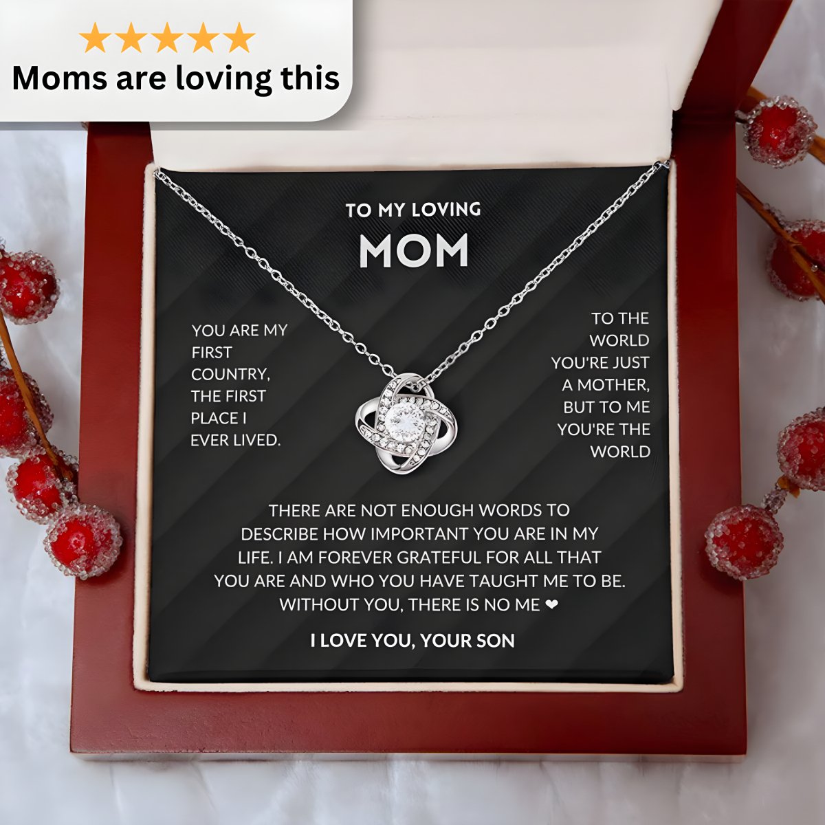 (Almost Sold Out) I'm Forever Grateful - Necklace For Mom - MyLoveCustom(New)