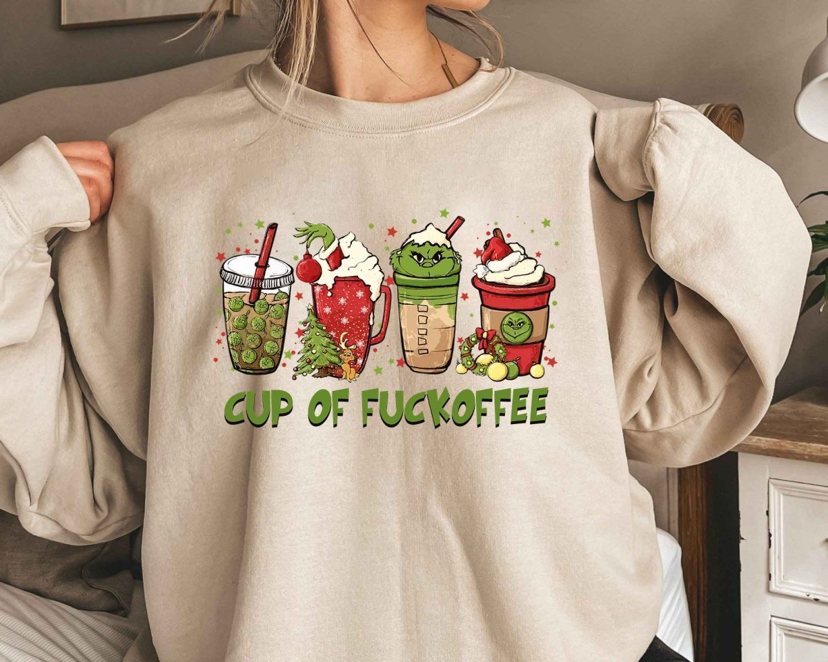 Christmas Cup of F**offee T-Shirt/Sweatshirt/Hoodie-BUY 2 GET FREE SHIPPING - MyLoveCustom(New)