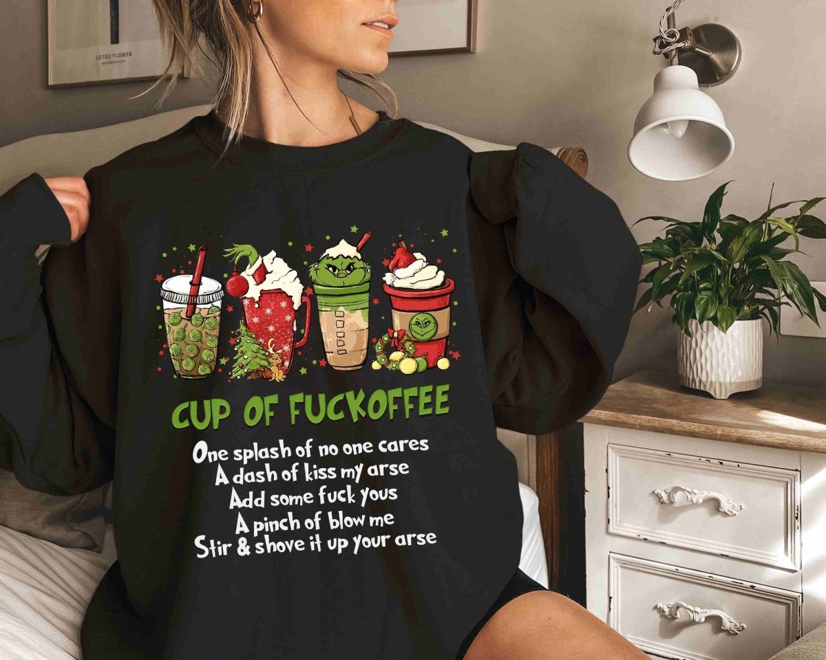 Christmas Cup of F**offee T-Shirt/Sweatshirt/Hoodie-BUY 2 GET FREE SHIPPING - MyLoveCustom(New)