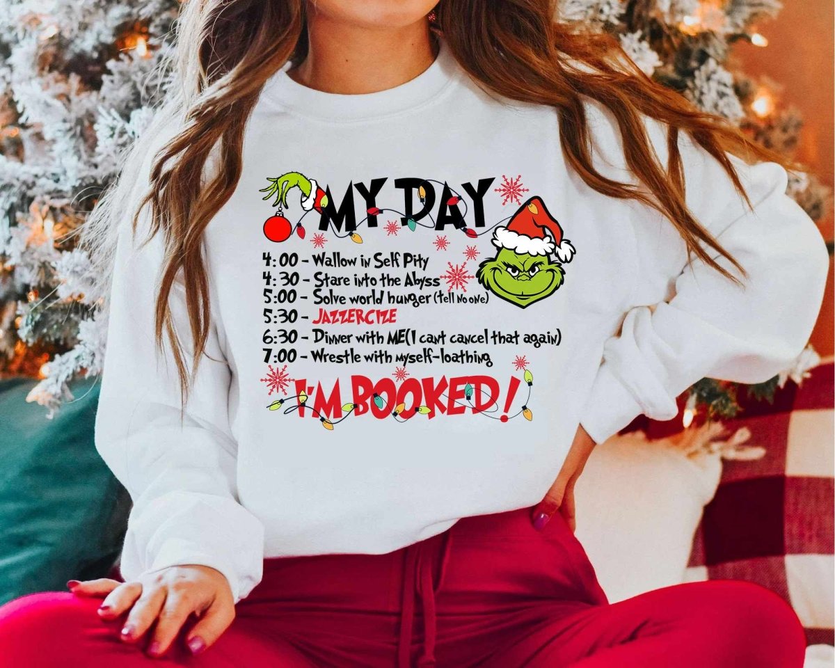 Christmas My Day I'M BOOKED T-Shirt/Sweatshirt/Hoodie-BUY 2 GET FREE SHIPPING - MyLoveCustom(New)