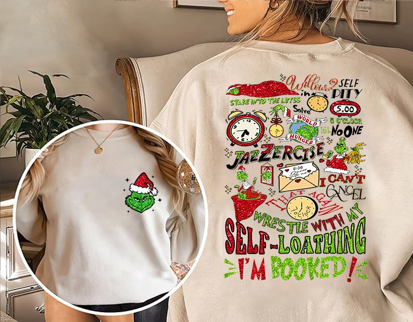 Christmas My Day I'M BOOKED T-Shirt/Sweatshirt/Hoodie-BUY 2 GET FREE SHIPPING - MyLoveCustom(New)