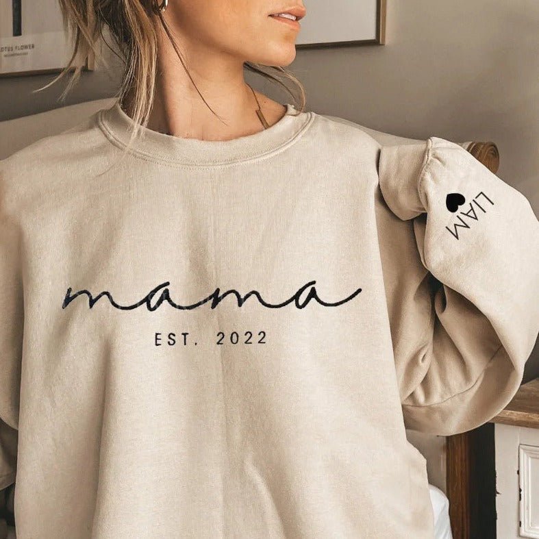 Custom Collar Mama T-Shirt/Sweatshirt/Hoodie-BUY 2 GET FREE SHIPPING！ - MyLoveCustom(New)