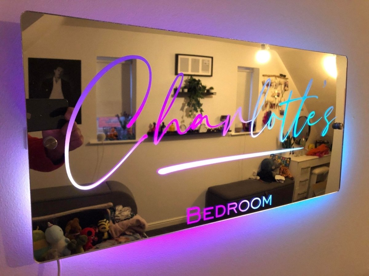 Hot Sale Personalized Name Mirror - Light Up Mirror【BUY 2 GET FREE SHIPPING】 - MyLoveCustom(New)