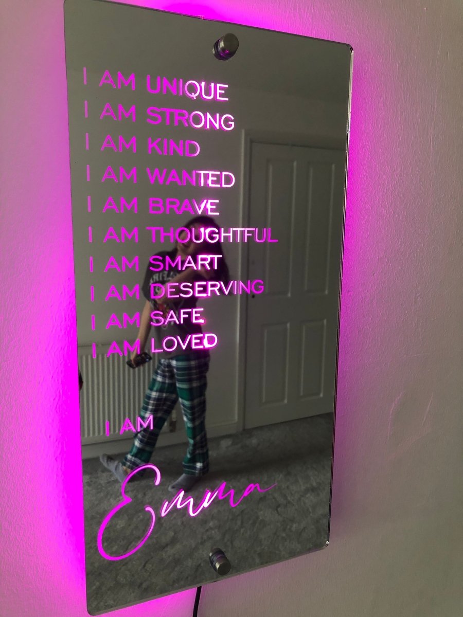 MyLoveCustom™ Affirmations Mirror - I Am Mirror - MyLoveCustom(New)