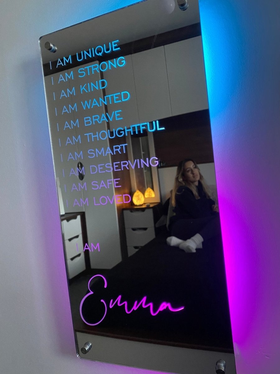 MyLoveCustom™ Affirmations Mirror - I Am Mirror - MyLoveCustom(New)