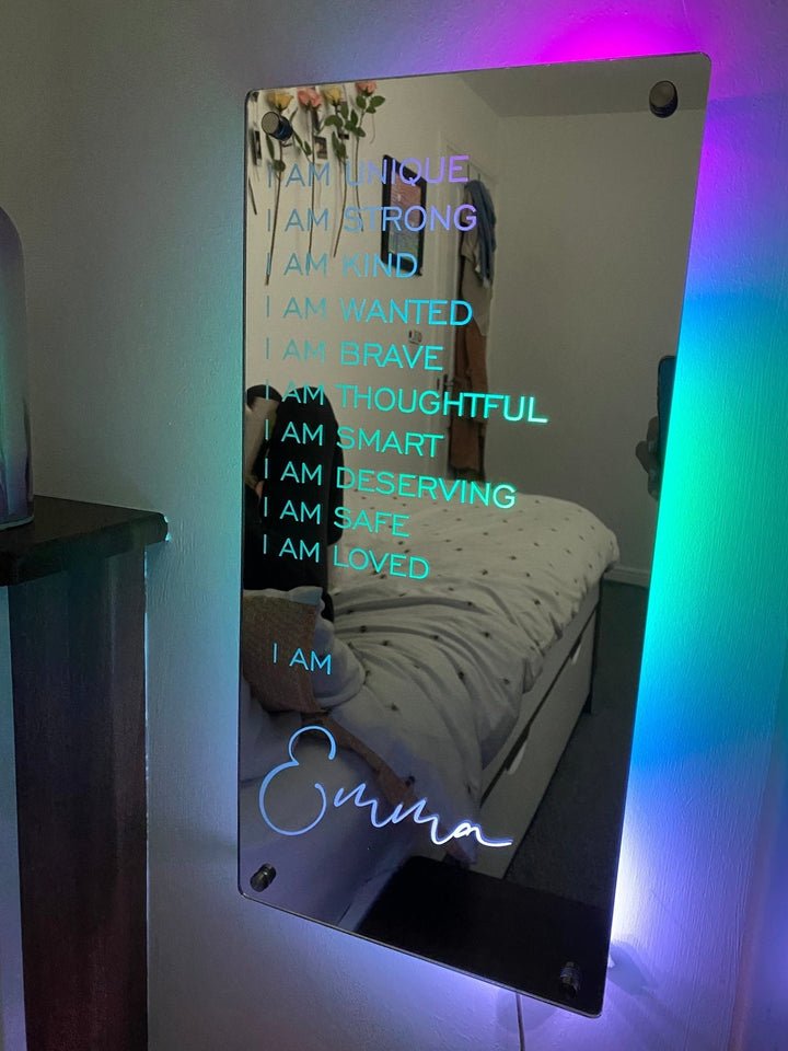 MyLoveCustom™ Affirmations Mirror - I Am Mirror - MyLoveCustom(New)