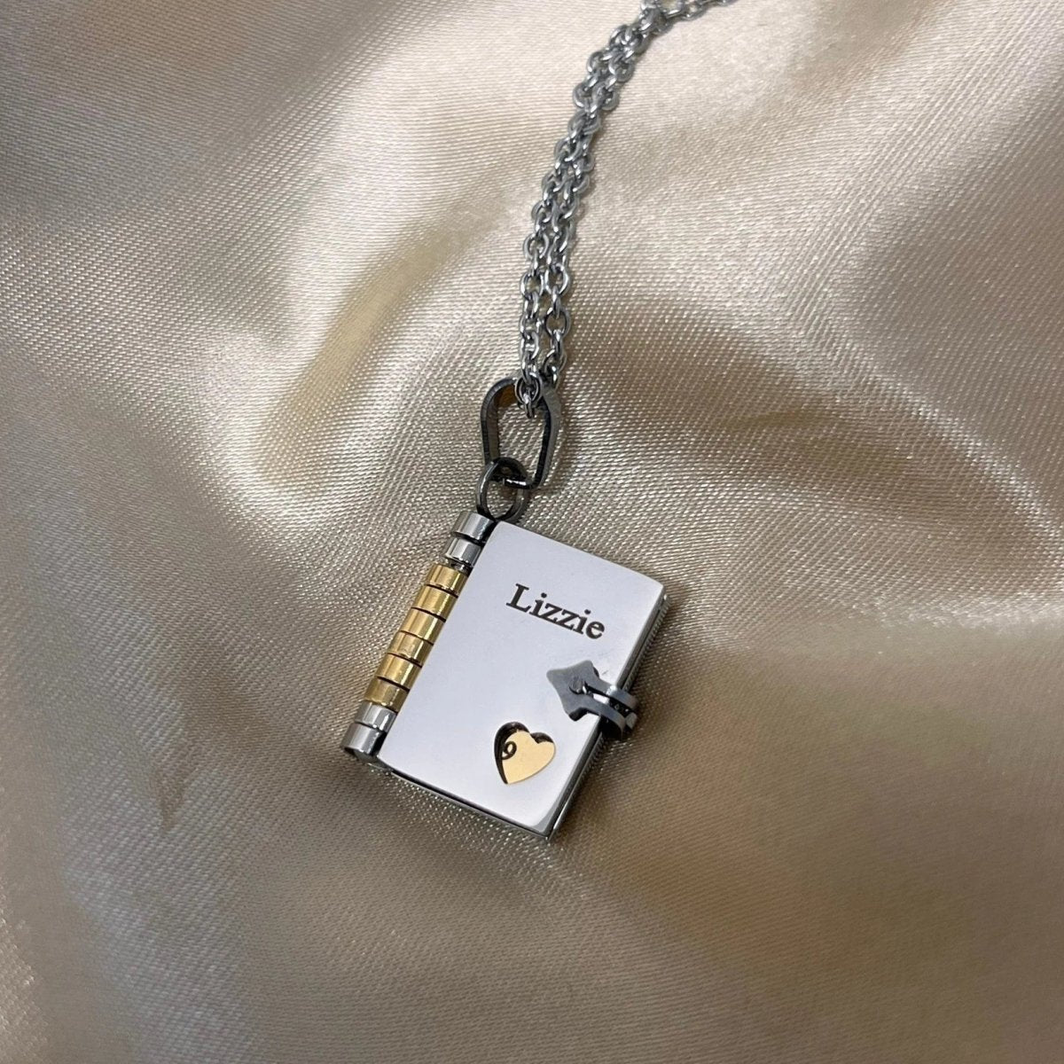 Personalized Book Necklace - MyLoveCustom(New)