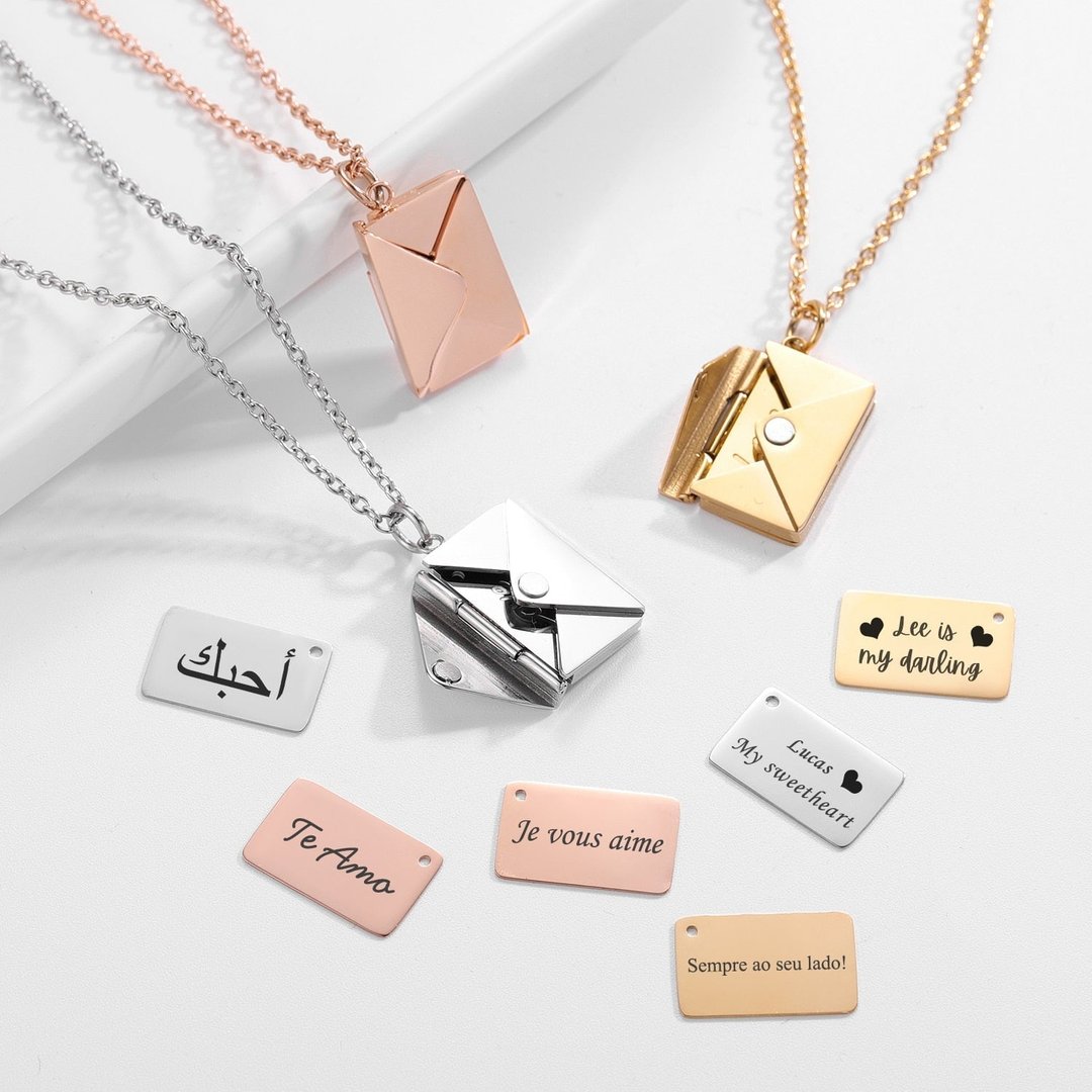 PERSONALIZED LOVE LETTER NECKLACE/KAYCHAIN - MyLoveCustom(New)