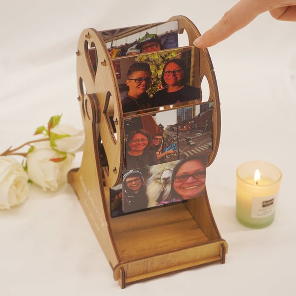 Personalized Mini Ferris Wheel with Photos, Best Father Gift For Him - MyLoveCustom(New)