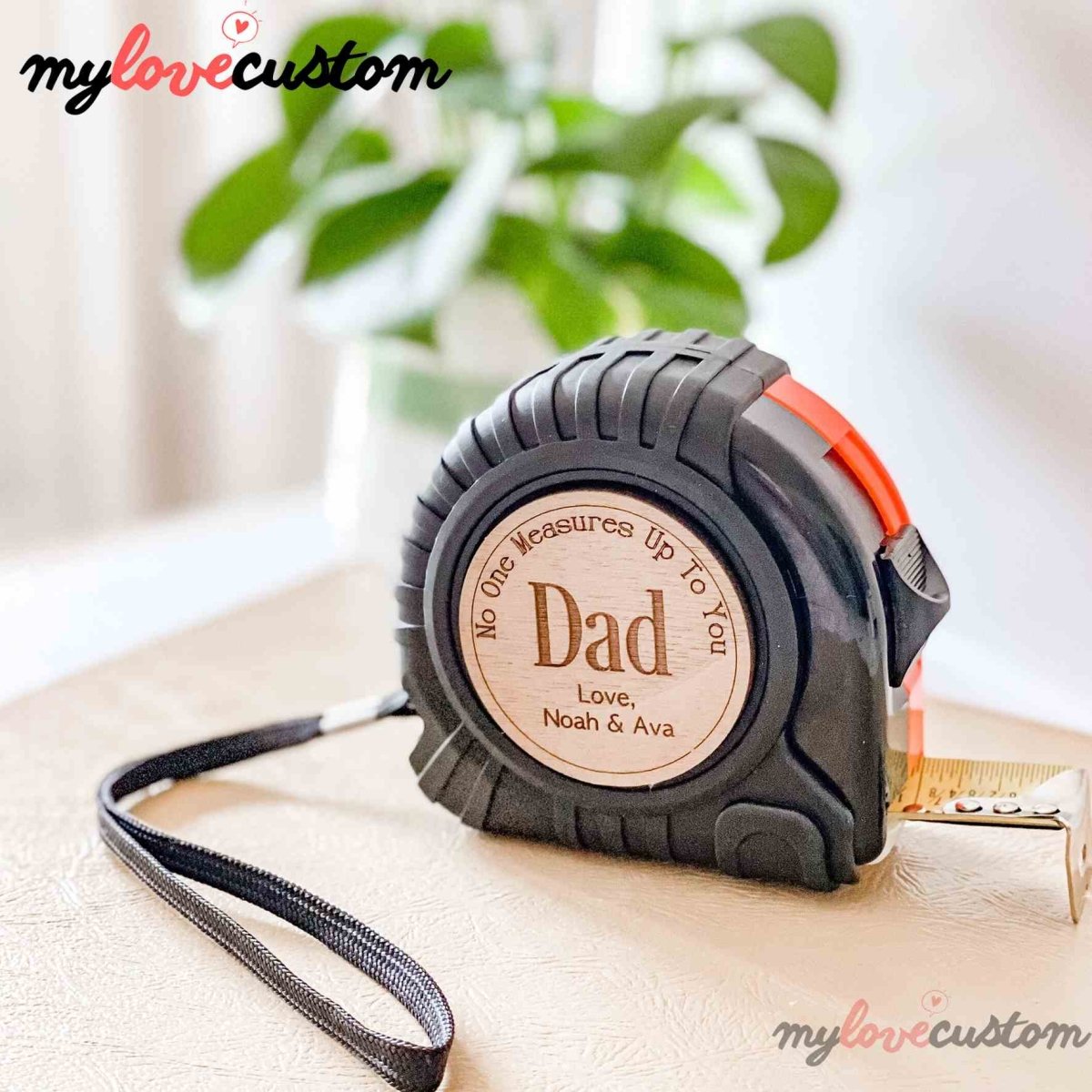 Personalized Tape Measure Hammer Set - Best Gift For Father's Day - MyLoveCustom(New)
