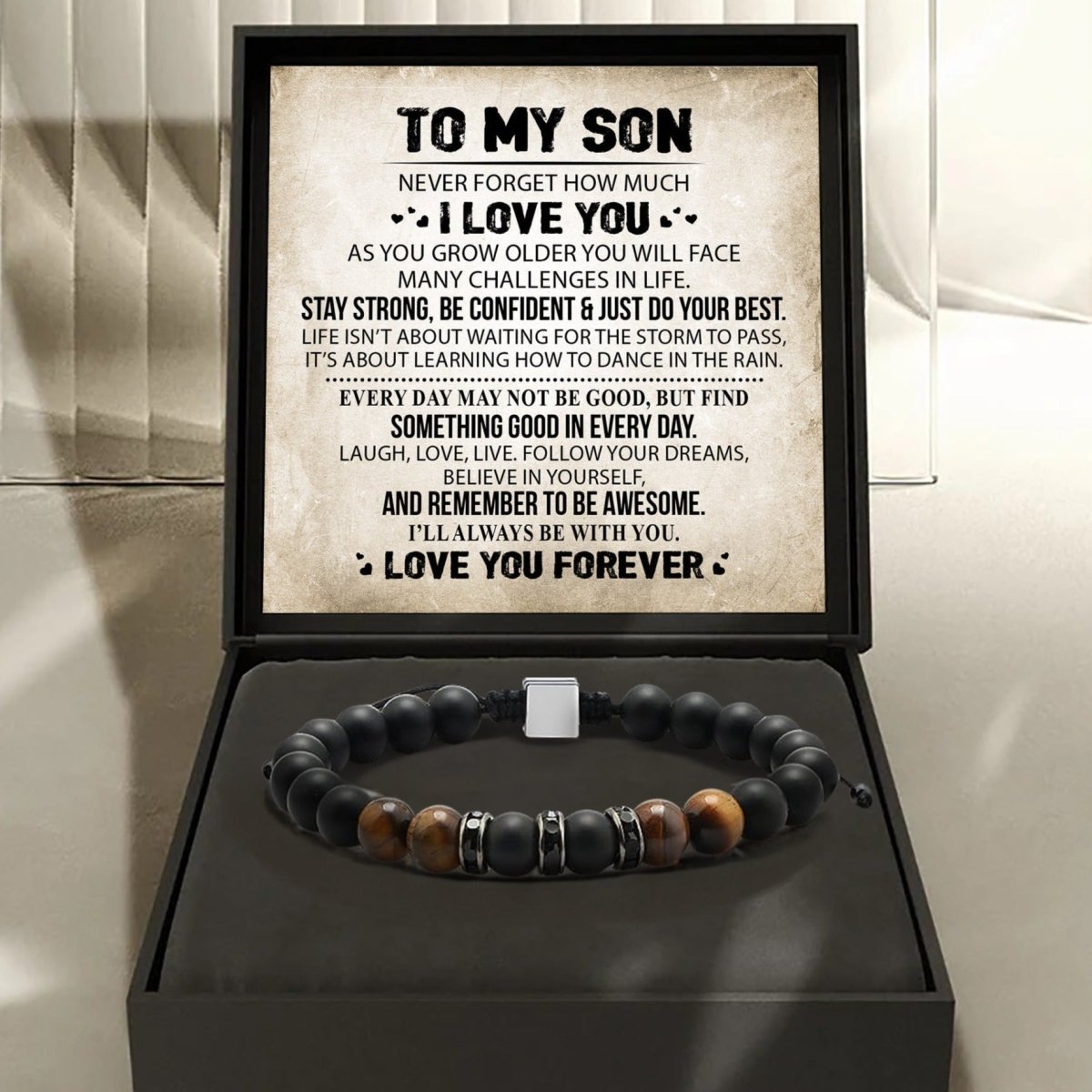 To My XX - Tiger's Eye Protection Bracele-Buy More & Save More - MyLoveCustom(New)