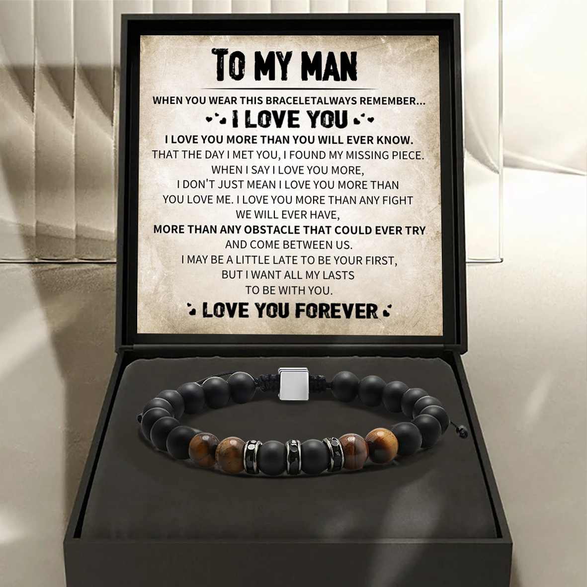 To My XX - Tiger's Eye Protection Bracele-Buy More & Save More - MyLoveCustom(New)